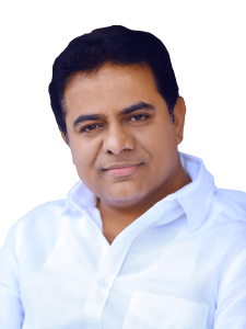 Picture of IT Minister KT Rama Rao