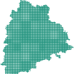 Digital map of Telangana