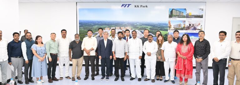 CM Revanth Reddy Industries Minister Sridhar Babu visited Foxconn Company at Kongara Kalan 14-10-2024 (7)